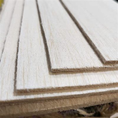  Balsa Holz: Ein Wundermaterial für ultraleichte Anwendungen!