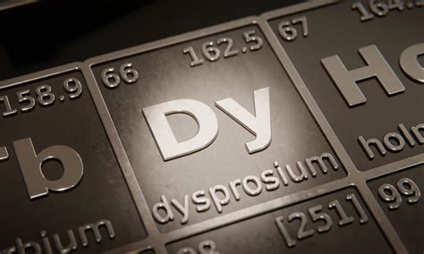  Dysprosium: Ein seltenes Erdelement für Hochleistungsmagnete und energieeffiziente Technologien?